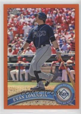 2011 Topps Chrome - [Base] - Retail Orange Refractor #13 - Evan Longoria