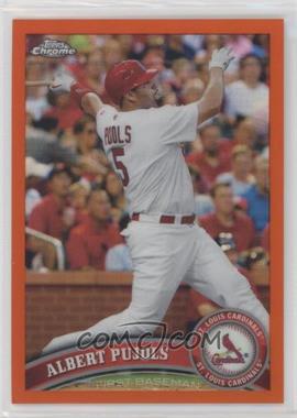 2011 Topps Chrome - [Base] - Retail Orange Refractor #150 - Albert Pujols