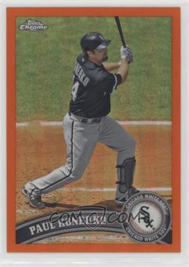 2011 Topps Chrome - [Base] - Retail Orange Refractor #159 - Paul Konerko