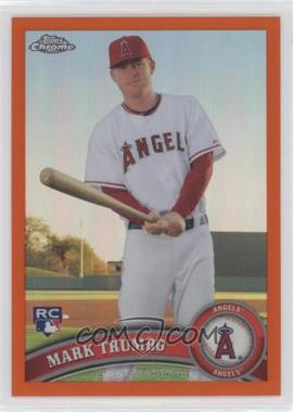 2011 Topps Chrome - [Base] - Retail Orange Refractor #178 - Mark Trumbo