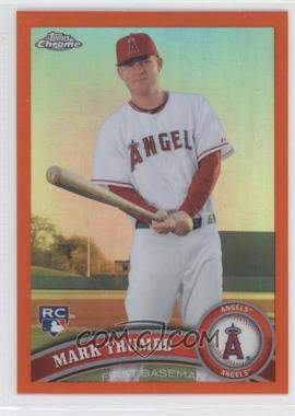 2011 Topps Chrome - [Base] - Retail Orange Refractor #178 - Mark Trumbo