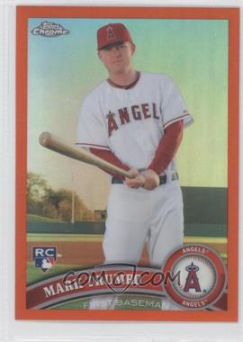 2011 Topps Chrome - [Base] - Retail Orange Refractor #178 - Mark Trumbo