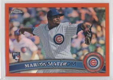 2011 Topps Chrome - [Base] - Retail Orange Refractor #179 - Marcos Mateo