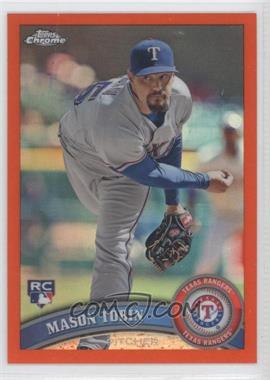 2011 Topps Chrome - [Base] - Retail Orange Refractor #194 - Mason Tobin