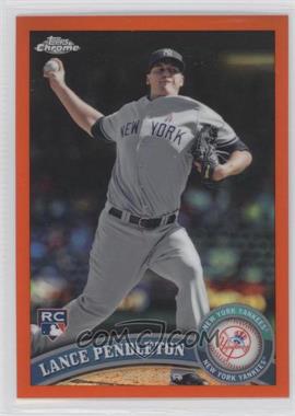 2011 Topps Chrome - [Base] - Retail Orange Refractor #196 - Lance Pendleton