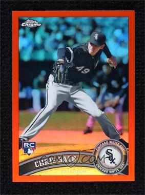 2011 Topps Chrome - [Base] - Retail Orange Refractor #205 - Chris Sale