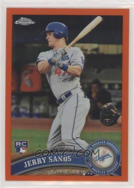 2011 Topps Chrome - [Base] - Retail Orange Refractor #211 - Jerry Sands