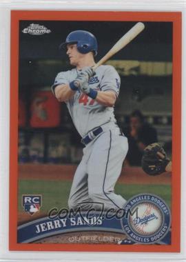 2011 Topps Chrome - [Base] - Retail Orange Refractor #211 - Jerry Sands