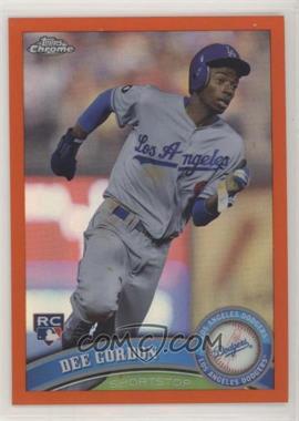 2011 Topps Chrome - [Base] - Retail Orange Refractor #212 - Dee Gordon [Noted]