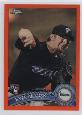 2011 Topps Chrome - [Base] - Retail Orange Refractor #215 - Kyle Drabek