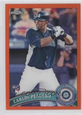 2011 Topps Chrome - [Base] - Retail Orange Refractor #219 - Carlos Peguero