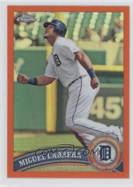 2011 Topps Chrome - [Base] - Retail Orange Refractor #30 - Miguel Cabrera