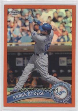 2011 Topps Chrome - [Base] - Retail Orange Refractor #4 - Andre Ethier