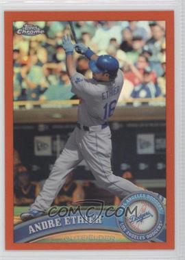 2011 Topps Chrome - [Base] - Retail Orange Refractor #4 - Andre Ethier