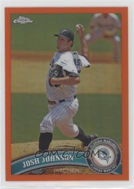 2011 Topps Chrome - [Base] - Retail Orange Refractor #43 - Josh Johnson [Good to VG‑EX]