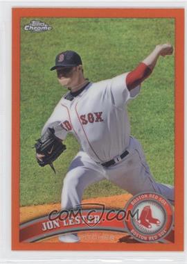 2011 Topps Chrome - [Base] - Retail Orange Refractor #55 - Jon Lester