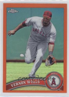 2011 Topps Chrome - [Base] - Retail Orange Refractor #64 - Vernon Wells