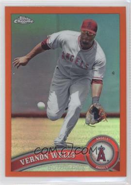 2011 Topps Chrome - [Base] - Retail Orange Refractor #64 - Vernon Wells