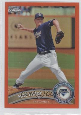 2011 Topps Chrome - [Base] - Retail Orange Refractor #81 - Mat Latos