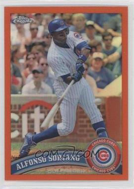 2011 Topps Chrome - [Base] - Retail Orange Refractor #91 - Alfonso Soriano