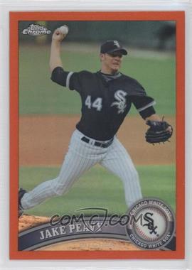 2011 Topps Chrome - [Base] - Retail Orange Refractor #92 - Jake Peavy