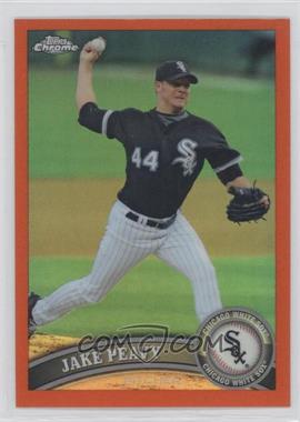 2011 Topps Chrome - [Base] - Retail Orange Refractor #92 - Jake Peavy