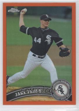 2011 Topps Chrome - [Base] - Retail Orange Refractor #92 - Jake Peavy