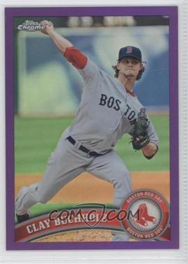 2011 Topps Chrome - [Base] - Retail Purple Refractor #116 - Clay Buchholz /499