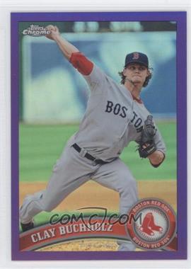 2011 Topps Chrome - [Base] - Retail Purple Refractor #116 - Clay Buchholz /499