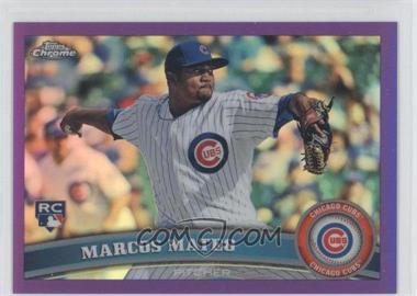 2011 Topps Chrome - [Base] - Retail Purple Refractor #179 - Marcos Mateo /499