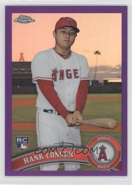 2011 Topps Chrome - [Base] - Retail Purple Refractor #180 - Hank Conger /499