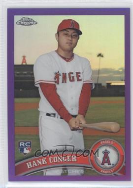 2011 Topps Chrome - [Base] - Retail Purple Refractor #180 - Hank Conger /499