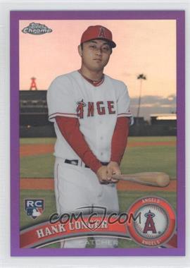 2011 Topps Chrome - [Base] - Retail Purple Refractor #180 - Hank Conger /499