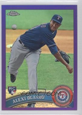 2011 Topps Chrome - [Base] - Retail Purple Refractor #188 - Alexi Ogando /499