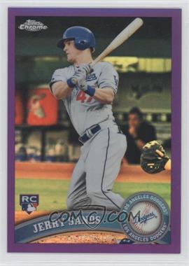 2011 Topps Chrome - [Base] - Retail Purple Refractor #211 - Jerry Sands /499