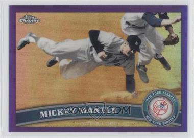 2011 Topps Chrome - [Base] - Retail Purple Refractor #7 - Mickey Mantle /499