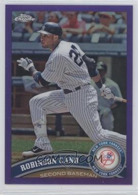 2011 Topps Chrome - [Base] - Retail Purple Refractor #70 - Robinson Cano /499