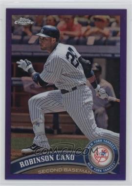 2011 Topps Chrome - [Base] - Retail Purple Refractor #70 - Robinson Cano /499