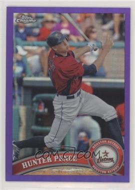 2011 Topps Chrome - [Base] - Retail Purple Refractor #96 - Hunter Pence /499