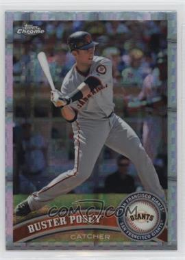 2011 Topps Chrome - [Base] - Retail X-Fractor #1 - Buster Posey