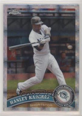 2011 Topps Chrome - [Base] - Retail X-Fractor #10 - Hanley Ramirez