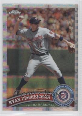 2011 Topps Chrome - [Base] - Retail X-Fractor #11 - Ryan Zimmerman