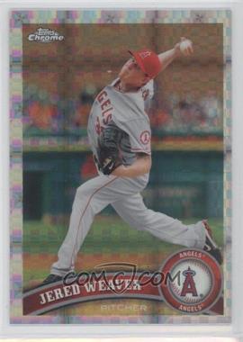 2011 Topps Chrome - [Base] - Retail X-Fractor #164 - Jered Weaver