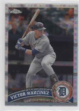 2011 Topps Chrome - [Base] - Retail X-Fractor #166 - Victor Martinez