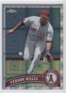 2011 Topps Chrome - [Base] - Retail X-Fractor #64 - Vernon Wells