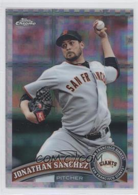 2011 Topps Chrome - [Base] - Retail X-Fractor #79 - Jonathan Sanchez