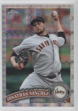 2011 Topps Chrome - [Base] - Retail X-Fractor #79 - Jonathan Sanchez