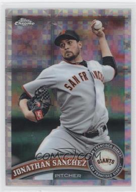 2011 Topps Chrome - [Base] - Retail X-Fractor #79 - Jonathan Sanchez