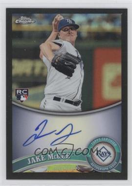 2011 Topps Chrome - [Base] - Rookie Autographs Black Refractor #181 - Jake McGee /100