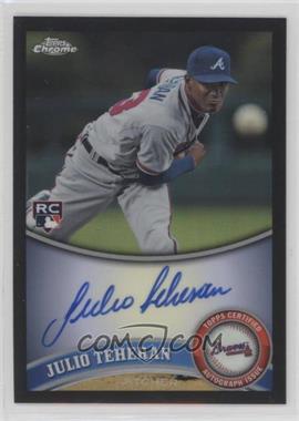 2011 Topps Chrome - [Base] - Rookie Autographs Black Refractor #197 - Julio Teheran /100